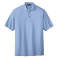thumbnail image 5 of Yellow Rooster Male Silk Touch Polo Men Extended T-Shirts Light Blue 2XL, 5 of 7
