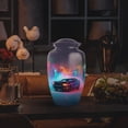 thumbnail image 6 of Yatskia Colorful Lightning Car Small Funeral Keepsake Urn for Ashes Adult Male, Large Memorial Burial Urns for Human Ashes Adult Female, (Classic 10 Inch and 3 Inch), 6 of 8