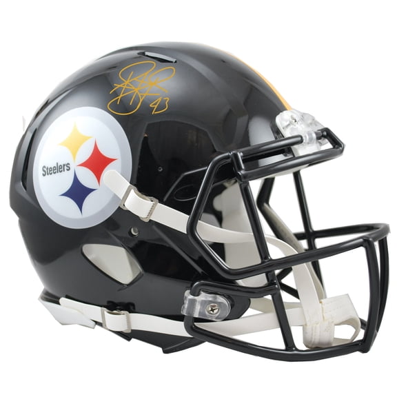 Troy Polamalu Pittsburgh Steelers Autographed Riddell Speed Authentic Helmet