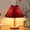 Red, variant on Desk Lamp,Lamps for Night Stands,Lamp for Bedroom,Table Lamp For Bedroom Infinitely Dimmable Nightstand Lamp With Umbellate Flaxen Fabric Shade For Living Room(Red 10*9*9in)from ANMUYUM
