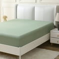 thumbnail image 5 of Mildly 22" Extra Deep Pocket Fitted Sheet, Ultra-Soft, Premium 1800 Collection - Twin XL, Sage Green, 5 of 8