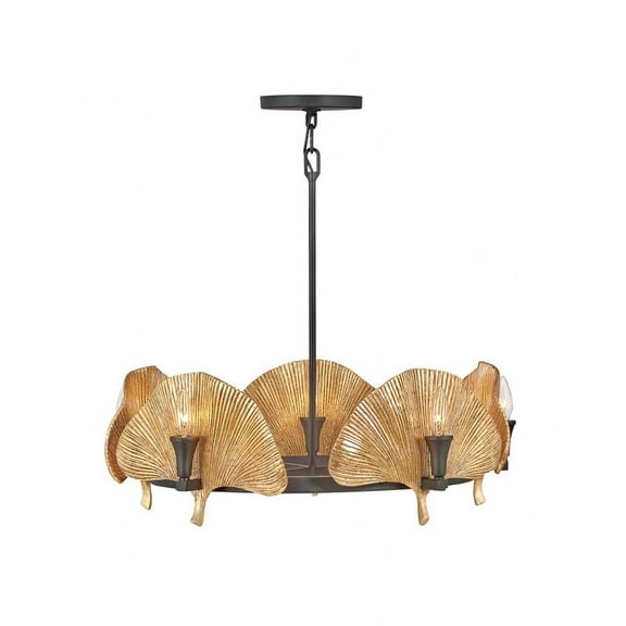 Fredrick Ramond Lighting - Cera-Ten Light Medium Chandelier in Transitional