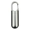 thumbnail image 1 of jifeng Étui à Pilules Scellé en Acier Inoxydable 73x20mm Porte-Pilules pour Sac à Main, 1 of 9