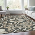 thumbnail image 5 of Dalyn Rugs Machine Washable Indoor/Outdoor Chantille Charcoal 10' x 14' Rug, 5 of 9