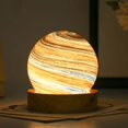 thumbnail image 3 of POINTERTECK Moon Night Light For Kids Unique 3d Planet Lamp Usb Rechargeable 3-Colors Sunset Models Gift, 3 of 13