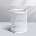 thumbnail image 2 of Large Mesh Pencil Holder Minimalist Iron Wire Desktop Caddy for Office Desk Organization Sturdy Metal Stationery Container for Pens and Markers, 2 of 3