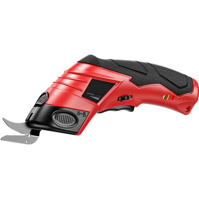 4.2V Electric Scissors for Cloth Carpet Leather USB Rechargeable Leather Trimming Scissors Cordless ,Easy to Use
