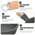 thumbnail image 3 of Cast Iron Frying Pan for Home Use Assorted Color Small Kitchen Cooking Pot with Long Handle, 3 of 8