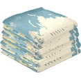 thumbnail image 4 of Coolnut 1 Pack World Map Kitchen Towels, Soft Highly Absorbent Dish Towels Reusable Tea Towels Set, 28"x 18", 4 of 6