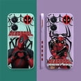 thumbnail image 4 of Case For VIVO Y55 Y52S Y53S Y66 Y55S Y73S 5G Y85 Y93 Y76 Y91 Colour Simple Liquid Silicone Shell Funda Capa Case Marvel Deadpool, 4 of 5