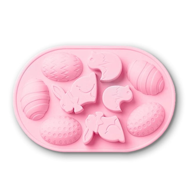 Inteprter Molde de Pascua huevos silicona caramelo pastelería hornear pastel de Chocolate moldes para magdalenas decoración de vacaciones Artesanía