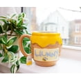 thumbnail image 2 of Disney - Taza de cerámica con diseño de gato Cheshire 3D, Winnie the Pooh, marrón (Brown/Honey), 23-ounces, 1, 2 of 8