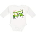 thumbnail image 3 of Inktastic Happy St. Patrick's Day Shamrock Train Boys or Girls Long Sleeve Baby Bodysuit, 3 of 5