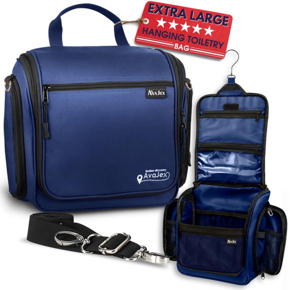 Neceser de viaje AvaJex extra grande impermeable para hombres/mujeres