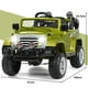 thumbnail image 2 of Jeep Eléctrico para Niños Costway Coche Montable de Batería 12 V Verde con Mando 2,4 GHz Luces LED Reproductor de MP3, 2 of 9