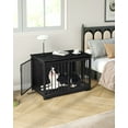 thumbnail image 3 of Hzuaneri Furniture Style Dog Crate, Dog Kennels, Black DFC02304B, 3 of 11