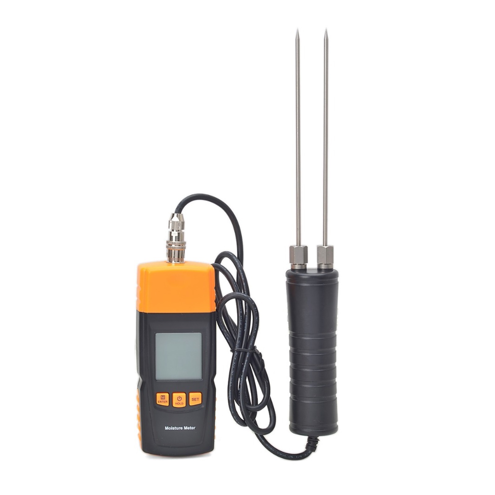 GM620 LCD Display Wood Moisture Meter Adjustable Digital Humidity Timber Damp Detector Temperature Hygrometer Tester ,Wide Applications