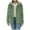 Green, variant on Women's Mid Length Winter Hooded Coat Solid Color Lined Jacket Outerwear For Cold Weather Comfort