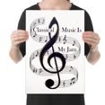 thumbnail image 2 of Classical Music Is My Jam Wall Art - Classical Music Enthusiast - 13x19 Poster Print, 2 of 4
