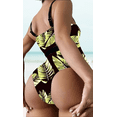 thumbnail image 5 of Meloria Swim And Fashion Yellow Leaf Printing Stitching Non-Removable Padding Adjustable Straps Sexy One-Piece Swimwear, 5 of 5