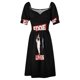 thumbnail image 4 of vive y película The Cruisers Michael paraa Wilson Vestido de manga corta Vestido elegante ropa de mujer, 4 of 6