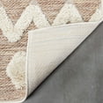 thumbnail image 3 of Well Woven Cenar 5'3" x 7'3" Beige Hi-Low Diamond Moroccan Area Rug, 3 of 8