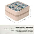 thumbnail image 2 of Autua Fish Ocean Maximalism Jewelry Storage Artifacts Jewelry Box for Necklace, Ring, Earring - Compact Size Travel Case Pink, 2 of 5