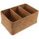 thumbnail image 1 of Organizador de mostrador para baño, cesta de almacenamiento dividida, contenedor de almacenamiento de 3 rejillas, 1 of 5