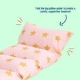 thumbnail image 5 of Wildkin Kids Floor Lounger – Pillow Lounger, Travel-Friendly, Ideal for Sleepovers, Pillows Not Included - Pink and Gold Stars, 5 of 5