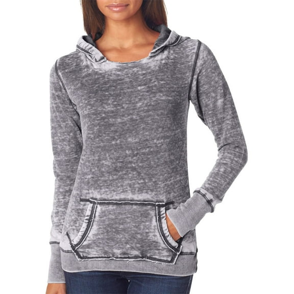 J. America - Women's Zen Fleece Hooded Sweatshirt - 8912