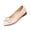 Beige, variant on Rhinestone Heart Shoes, Women's Jeweled Rhinestone Flat Shoes Fashion Elegant Slip-On Solid Color Pumps Loafers Comfortable Dressy Ballet Walking Office Work Daily Wedding Shoes, Beige 6.5