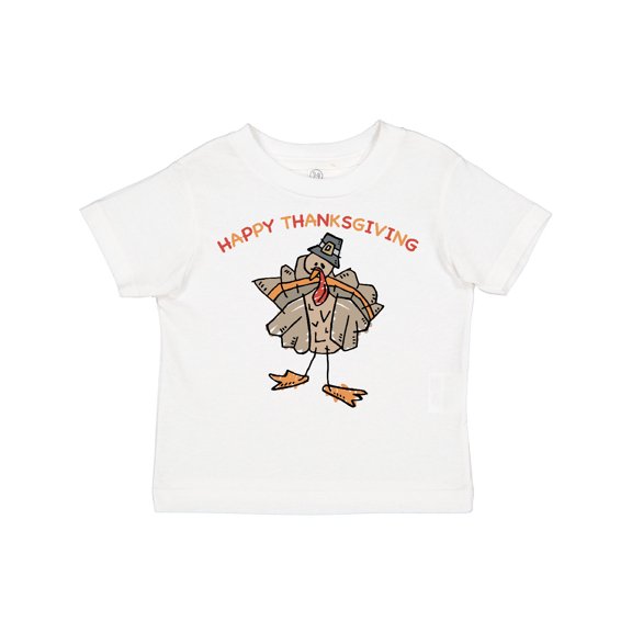 Inktastic Happy Thanksgiving Boys or Girls Toddler T-Shirt