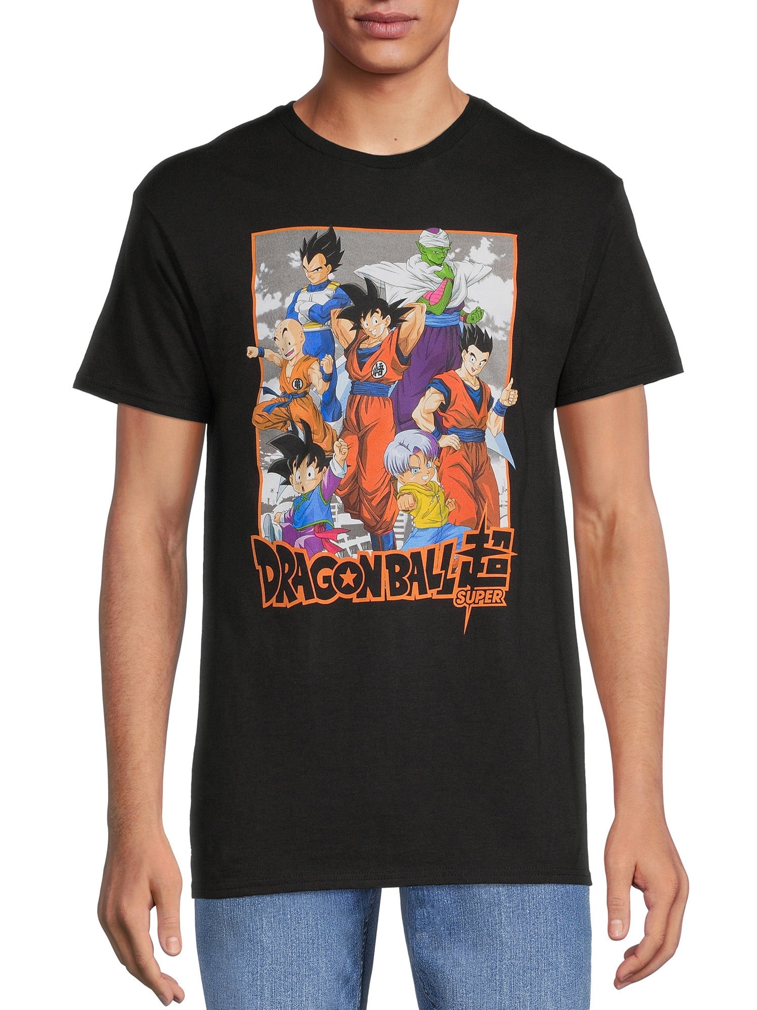 Dragon Ball Z Men’s Graphic Tee with Short Sleeves