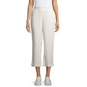 EV1 from Ellen DeGeneres Tropical Stripe Wide Leg Crop Soft Pants Women’s