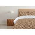 thumbnail image 4 of Ambesonne Owls Down Alternative Quilt Comforter, Cartoon Nocturnal Bird Night, Full, Pastel Brown Warm Taupe, 4 of 5