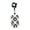 Style D, variante sur Bunblic Porte-Identité Rétractable Clip Motif Floral Vertical pour Employé de Bureau Accessoires Légers