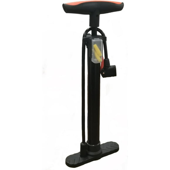 Pompe de Sol pour Vélo Ergonomique Légère Compatible avec valves Presta et Schrader avec Aiguille à Balle Multifonction Adaptée à Tous les Vélos