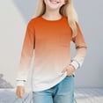 thumbnail image 2 of KyCheLot Girls Print Long Sleeve Tshirts with Chest Pocket Pullover Daily Wear School Tops 5-14 Years, 2 of 7