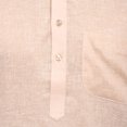 thumbnail image 3 of Handmade Mens White Cotton Kurta Yoga Wear Designer Wear Ethnic Set, 3 of 3