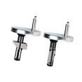 thumbnail image 4 of 2 piezas Bisagra del asiento del inodoro Tuercas Tornillos Tornillos Bidé Bítore Reparación de servicio pesado Accesorios de accesorios para el baño, 4 of 8