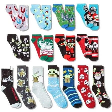 Women s Star Wars The Mandalorian 15 Days of Socks Advent Calendar