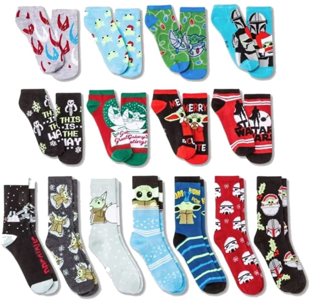 Women's Star Wars The Mandalorian 15 Days of Socks Advent Calendar -  Walmart.com
