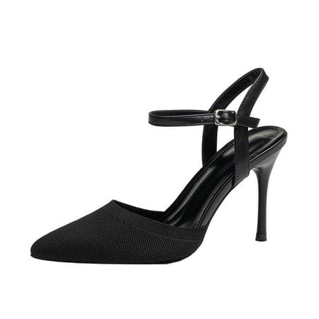 

Sngxgn Women s Classic T-Strap Platform Mid-Heel Square Toe Oxfords Dress ShoesLow Heels For Women Black 7