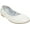 White Leather, variant on Minnetonka Women's Suede Anna Ballerina Flat