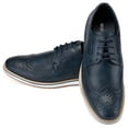 thumbnail image 6 of Mio Marino Classic Wingtip Oxford Dress Shoes for Men w/ Elegant Shoe Bag, 6 of 7