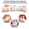 thumbnail image 2 of Decoraciones de tren de Navidad Lindo adorno de tren de Navidad Favores de fiesta de Navidad, 2 of 6