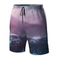 thumbnail image 5 of Naloa lighthouse Waves Torrential Rain Men's Beach Shorts, Surfing shorts, Swim trunks, Quick Dry Swim Trunks for Surfing Beach Fun - Small, 5 of 9