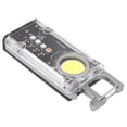 thumbnail image 4 of Lumière de Travail de l'Épi Mini, 8 Modes Mini Lampe de Poche Extérieure Forte Lampe de Poche Imperméable à l'Eau pour Voiture Maintenanc pour la Randonnée Argent, Rouge, 4 of 8