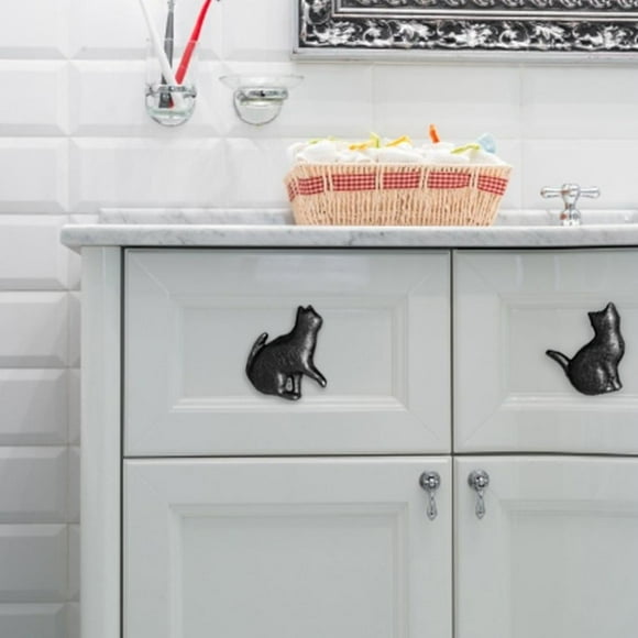 Kitchen Square Cabinet Handles, Matte Black Cabinet Pulls Black Drawer Pulls - Kitchen Handles for Cabinets Cupboard Handles