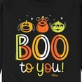 thumbnail image 3 of Disney Pixar - Boo To You - Men's Crew Neck Fleece Pullover, 3 of 5